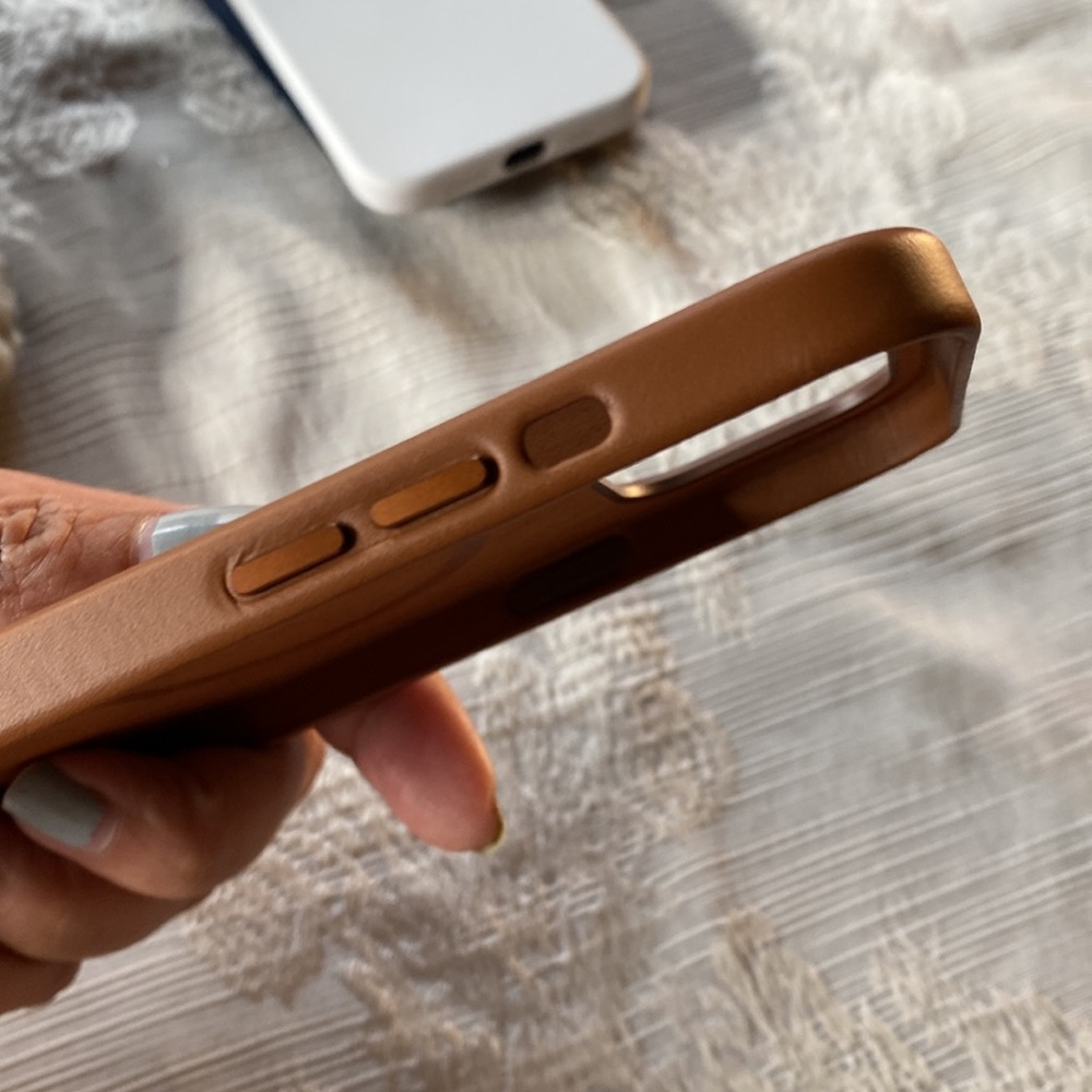 iPhone case for 12/12 pro Max iPhone in a pretty Saddle Brown color! - Picture 5 of 6
